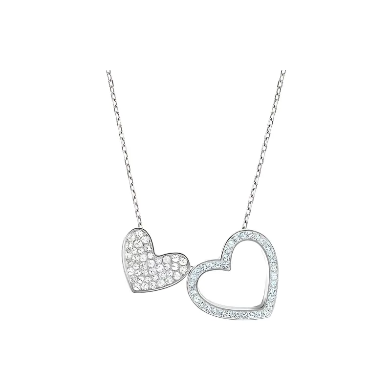 Swarovski Crystal, Rhodium Plated Metal Necklaces Women's-3