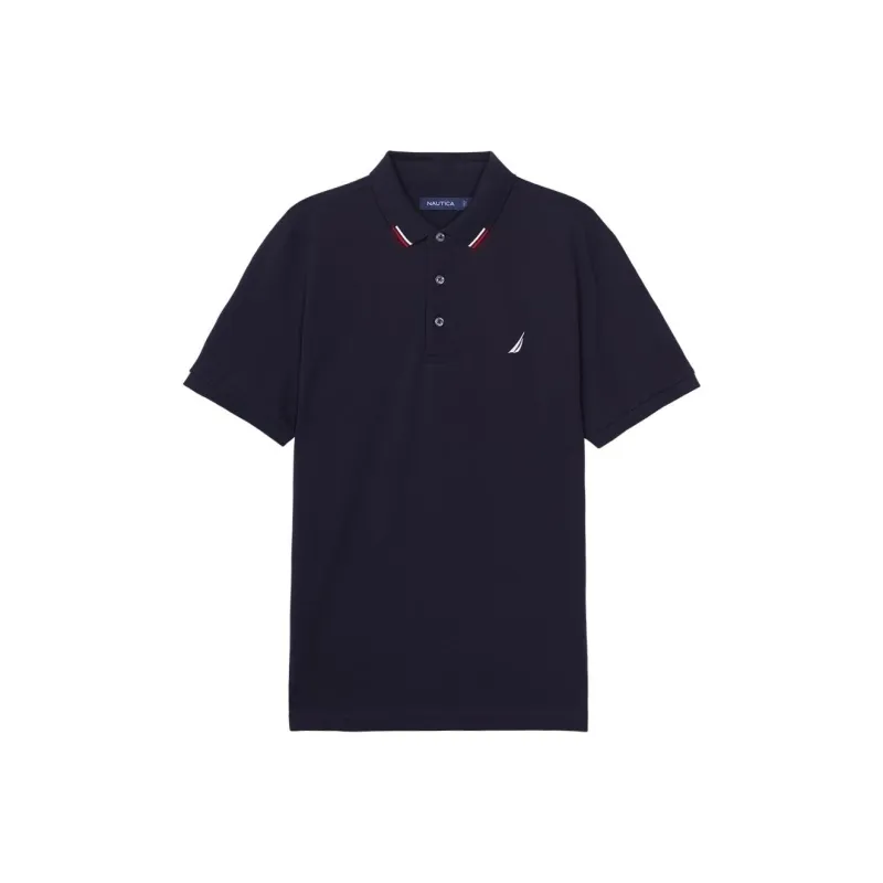 Nautica White Sail Polo Shirt Men's-0