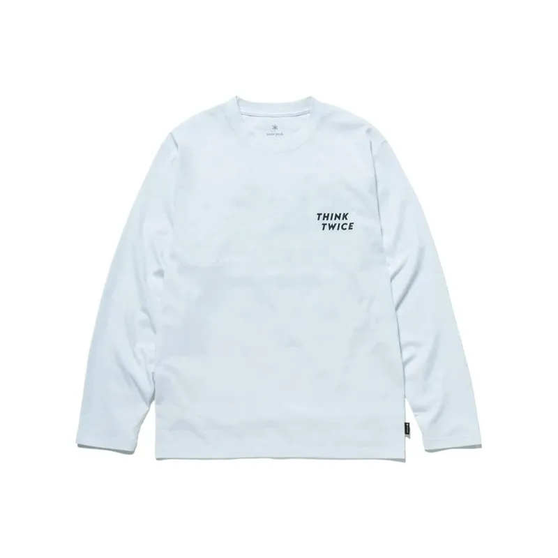 Snow Peak Think Twice Long Sleeve T Shirt T Shirt Men's-5