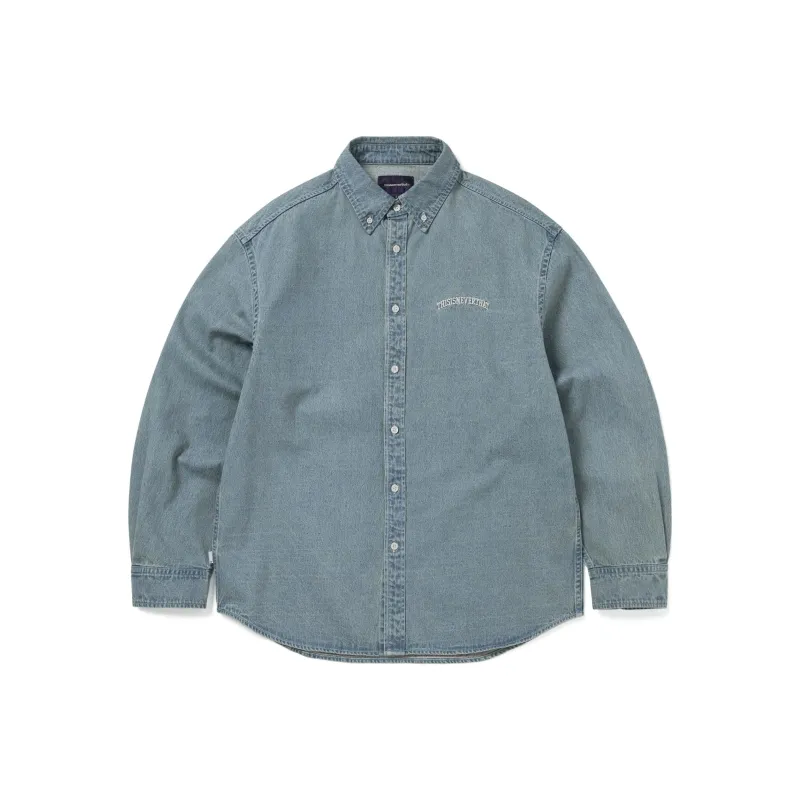Thisisneverthat SS25 SS25 Shirt Unisex Washed Blue-0