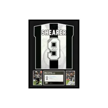 Three For Newcastle United Jersey Icons Certificate, Deluxe Mounting, Outer Frame Approx. 65x85cm Unisex