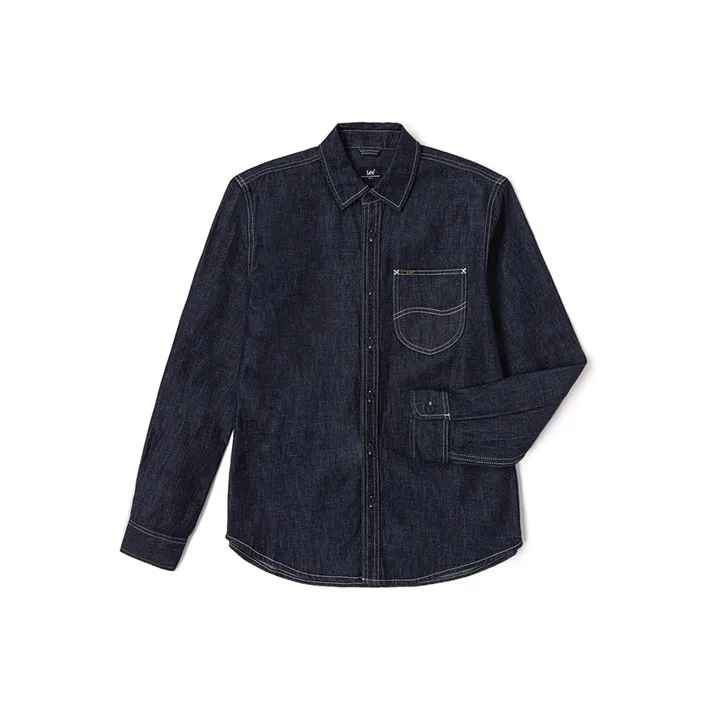 Lee Shirts Men Washed-0