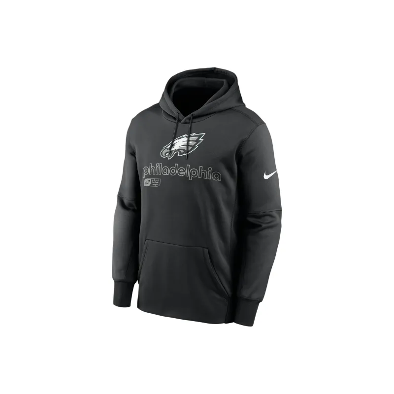 Nike Philadelphia Eagles Men's Nike Therma Nfl Pullover Hoodie-0
