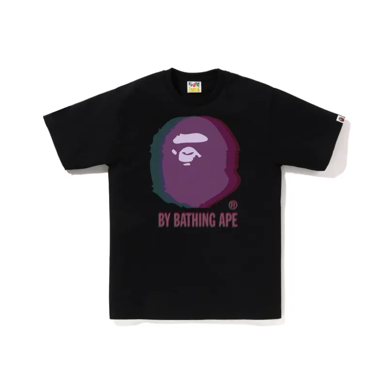 A BATHING APE ® Logo print Cotton T shirt-0