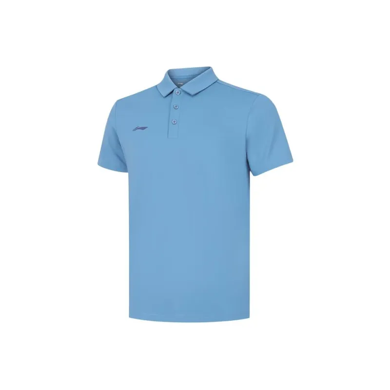 LiNing Polo Shirt Men's Paris Blue-0