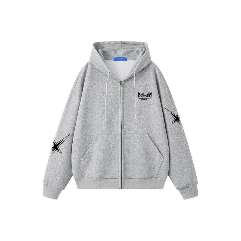 PEIMENG Sweatshirt Jacket Unisex-5