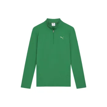 PUMA TRAINQuarter Zip Sweatshirt Men's Green