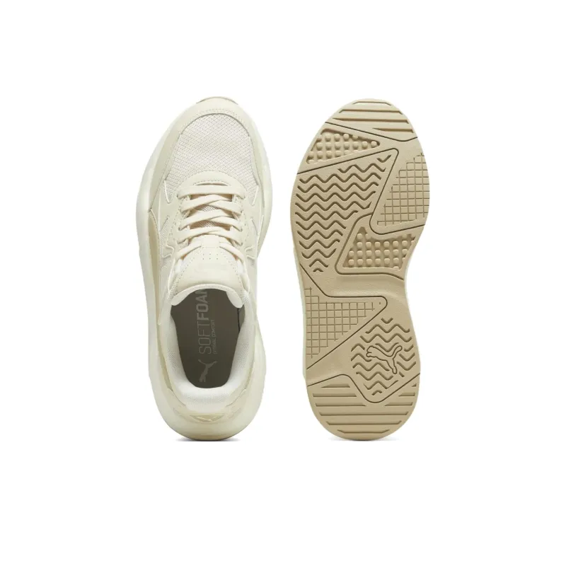 PUMA X Ray Speed Anti Slip Wear Resistant Low Top Casual Shoes Women's Ecru-3