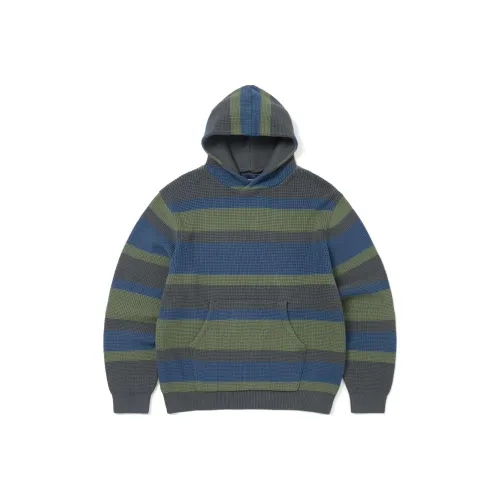 Thisisneverthat Striped Waffle Knit Hoodie