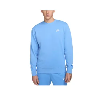 Nike Sportswear Club Men's French Terry Crew Sweatshirt Men's Blue
