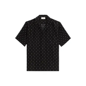 CELINE Hawaiian Printed Short Sleeve Shirt