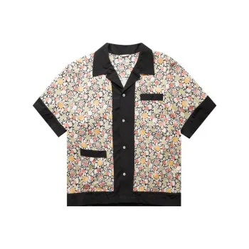 BODE Pomme Fruit Short Sleeve Shirt