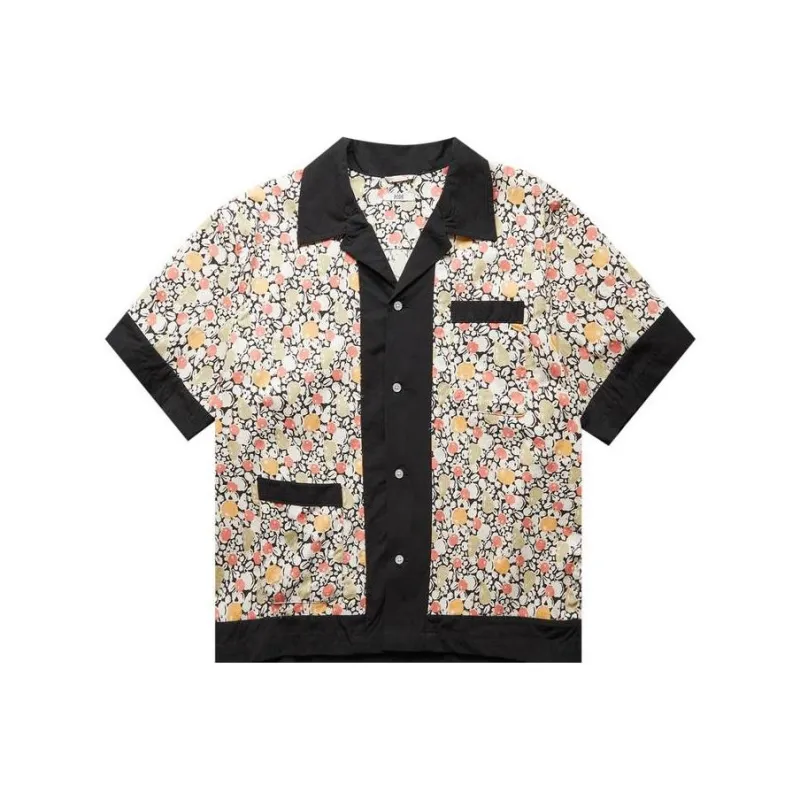 BODE Pomme Fruit Short Sleeve Shirt-0