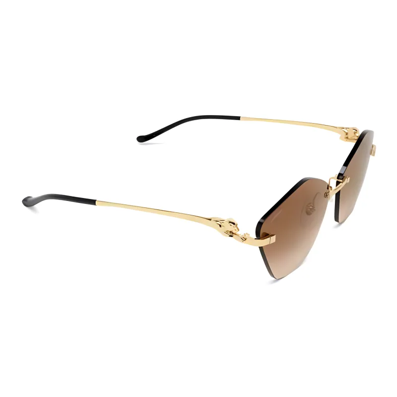 Cartier Panthère De Cartier Geometric frame Sunglasses-2