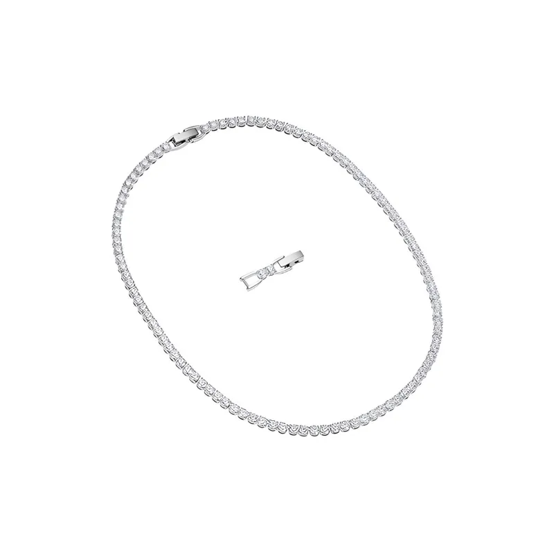 Swarovski Matrix Tennis Faux Crystal Necklaces Women's-1