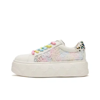 HR Skateboard Shoes Women's Beige Multicolor