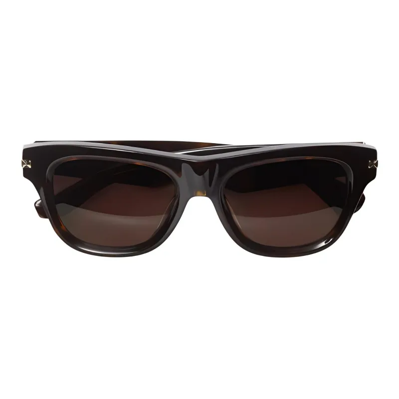 Burberry Acetate Square Sunglasses Women's Brown-1