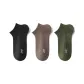 Dark Heather Gray+Brown+Army Green[3 Pack]