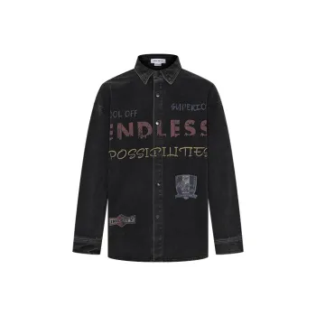 URBAN REVIVO Shirts Men Jet Black