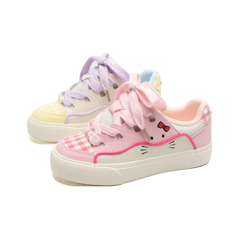 Anime Story Slip Resistant, Abrasion Resistant, Lightweight, Breathable Low Top Skateboard Shoes Women's-20