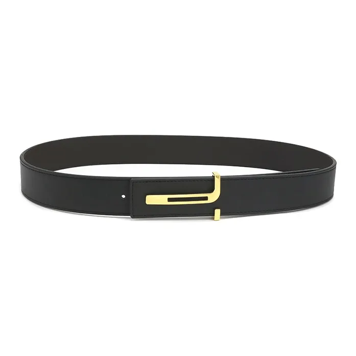 YUZHAOLIN Cow Leather Belts Men's Width 4CM-0