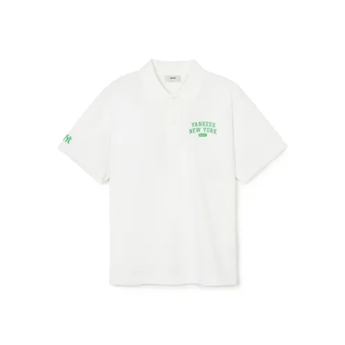 MLB New York Yankees Polo Shirts Men White