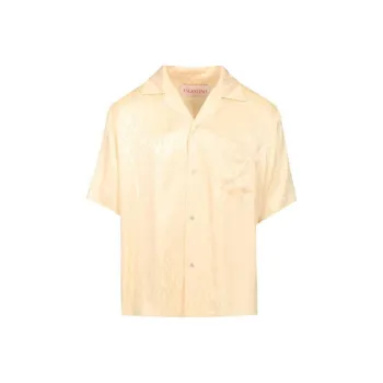 Valentino SS25 Shirt Men's Light Yellow