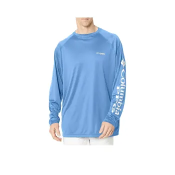 Columbia PFG Terminal Tackle Sweatshirt Men's Blue