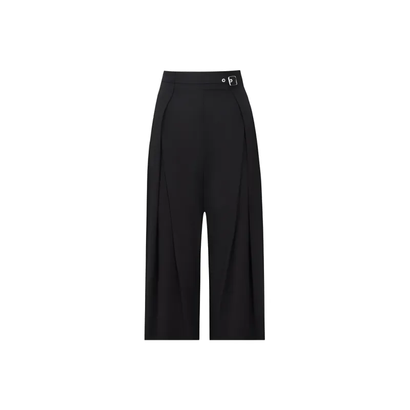 PINKO SS25 Casual Pants Women's Black-1