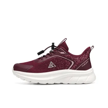 Recreation Anti Slip Wear Resistant Low Top Casual Shoes Women's Maroon