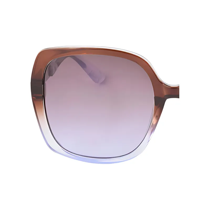 GUESS Resin Square Sunglasses Women's Brown-2