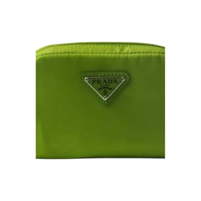 PRADA Re Nylon Recycled Polyamide Clutch Women's Lawn Green-5