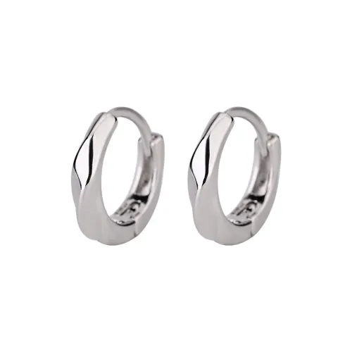 PHOENIXSILY S 999 Fine Silver Stud Earrings Women's