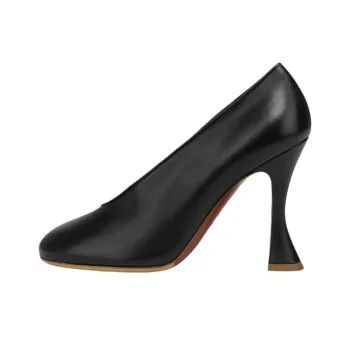 MOSCHINO Irregular Heel High Heels 10cm Women's Black