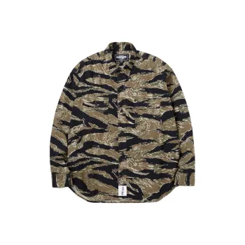 NEIGHBORHOOD X Wind And Sea Camouflage Officer Shirt