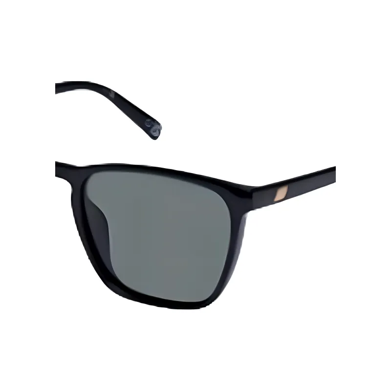 Le Specs - Irregular Shape Sunglasses Women's Black-2