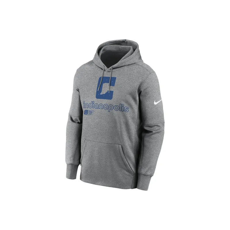 Nike Indianapolis Colts Men's Nike Therma Nfl Pullover Hoodie-0