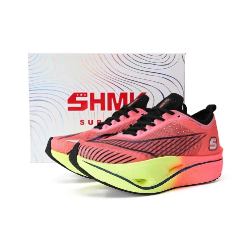 SHMK SUPREME Running Shoes Men Low Top Red/Yellow/Black