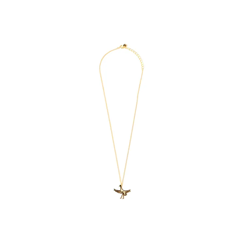 Beams Brass Gold plated Necklaces Unisex Gold-1