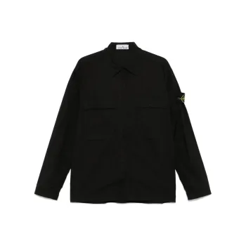 STONE ISLAND Logo Patch Overshirt