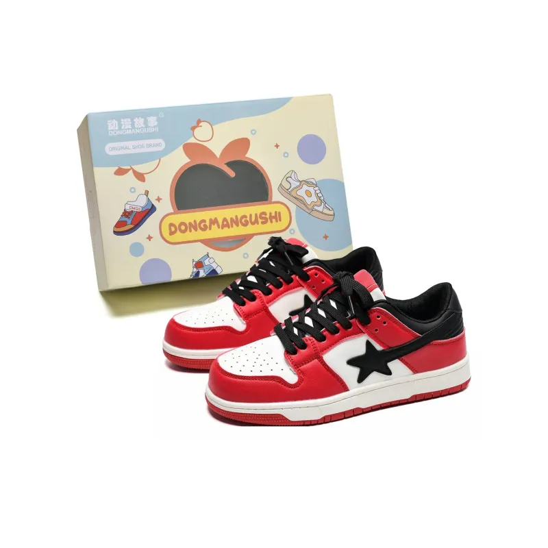 Anime Story Slip Resistant, Abrasion Resistant, Lightweight, Breathable Low Top Skateboard Shoes Unisex-5