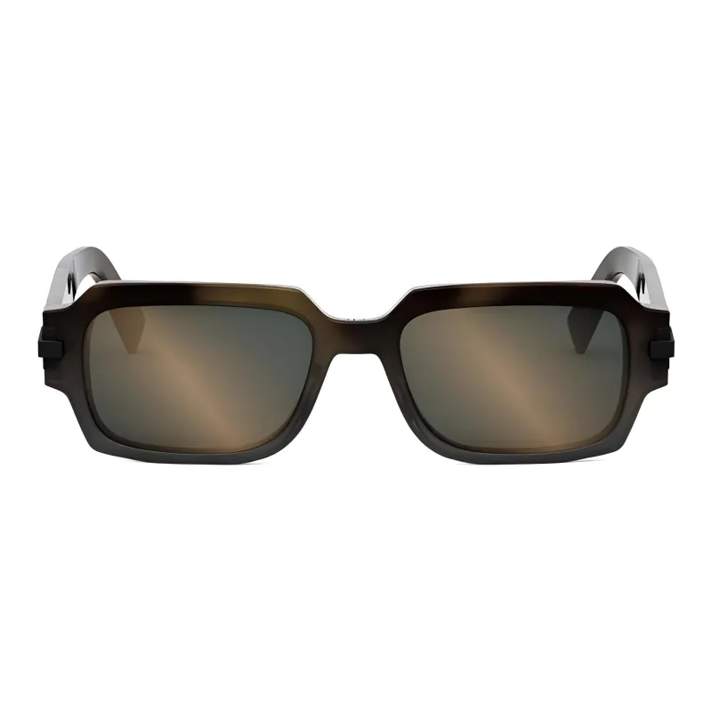 DIOR Acetate Rectangular Sunglasses Men's Black-1