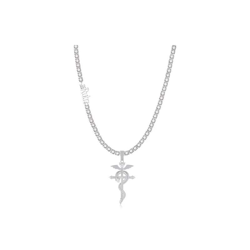 TheRubz Alloy Pendant Necklaces Unisex-4