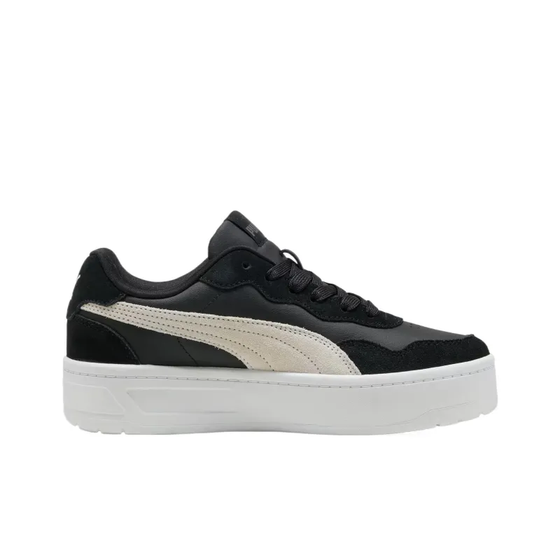 PUMA Court Rally SKYE SD Low Top Skateboard Shoes Women's Black White-1
