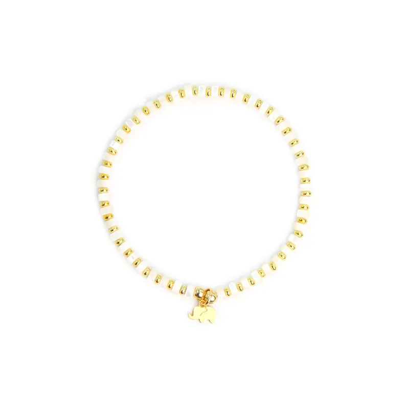 DRAGON LI Silver Lurex Shell Bracelets Unisex-2