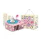 H8 Pink (Floral Sticker Puppy Ornament+Cute Pet Shopping Bag)