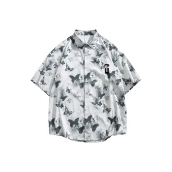 CLOR Shirts Unisex Ink Wash Butterfly