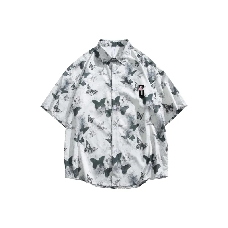 CLOR Shirts Unisex Ink Wash Butterfly-0