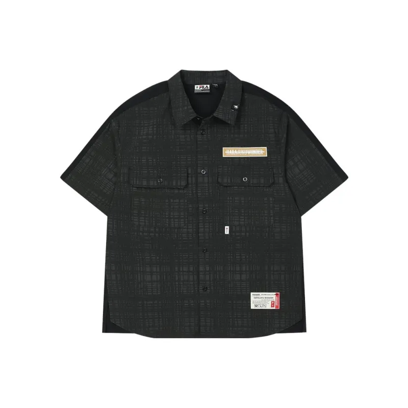 Maison Mihara Yasuhiro X FILA Shirts Men Jet Black-0