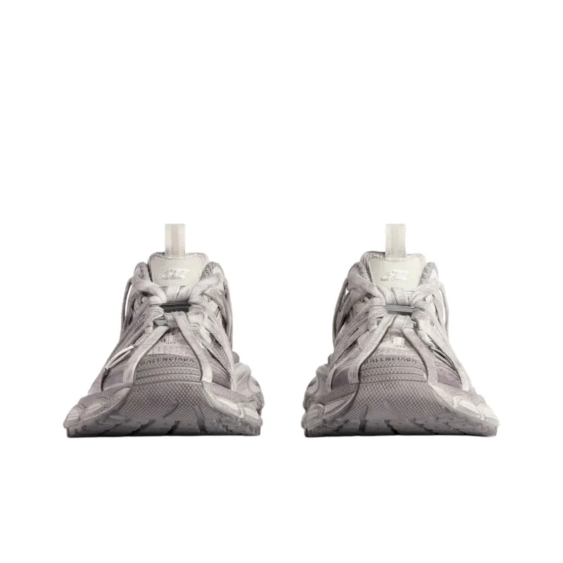 Balenciaga 3XL Extreme Laces B Low Top Chunky Sneakers Men's Gray-3